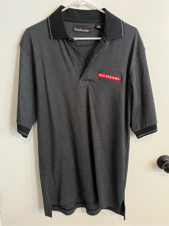 Men’s Size Med BAE SYSTEMS Dunbrooke Polo Shirt
